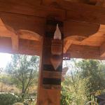 Аплици – стенни лампи от автентични бъчви с ръчно изработени дървени чашки!