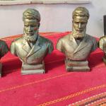 Бюст на Христо Ботев от лят бетон по калъп на майстор!